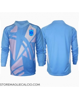 Spagna Portiere Maglia Gara Casa Repliche Europei 2024 Maniche Lunghe